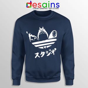 Sweatshirt Navy My Neighbor Totoro Adidas Japanese Movie
