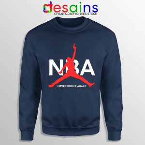 Sweatshirt Navy YoungBoy Never Broke Again Air Max Outfits