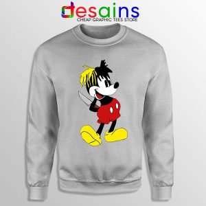 Sweatshirt Sport Grey XXXTentacion Mickey Mouse Death Cause