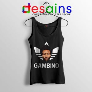Tank Top Black Donald Glover Childish Gambino Adidas Logo