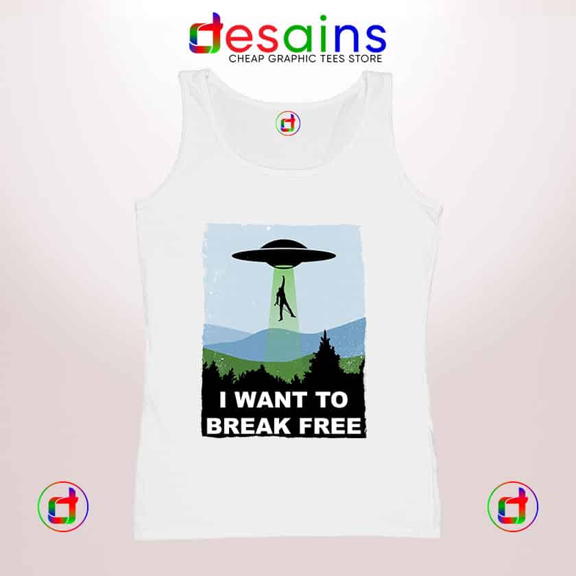 Tank Top I Want to Break Free Queen Meme The X Files