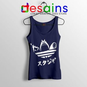 Tank Top Navy My Neighbor Totoro Adidas Japanese Movie