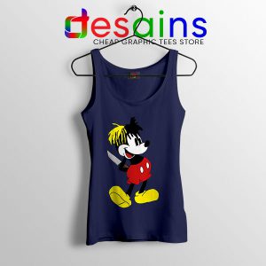 Tank Top Navy XXXTentacion Mickey Mouse Death Cause