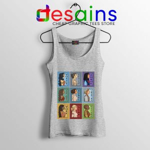 Tank Top Sport Grey She Series Collage Superhero Pop Culture Art