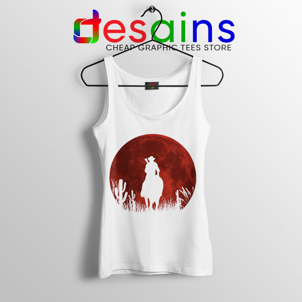 Tank Top White Red Dead Redemption 2 Undead Nightmare