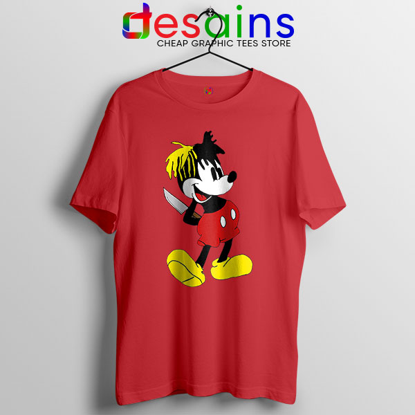 Tee Shirt XXXTentacion Mickey Mouse Death Cause