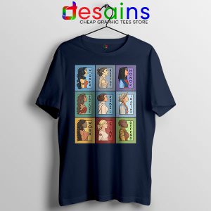 Tshirt Navy She Series Collage Superhero Pop Culture Edition