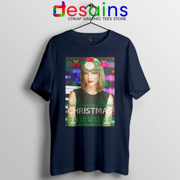 Tshirt Navy Taylor Swift Smile Christmas Gift All Too Well