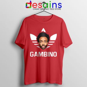 Tshirt Red Donald Glover Childish Gambino Adidas This is America