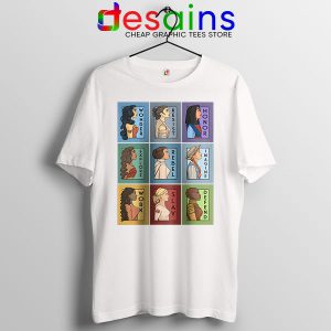 Tshirt White She Series Collage Superhero Pop Culture Edition