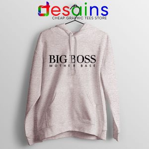 Hoodie Sport Grey Big Boss Mother Base Hugo Boss Funny