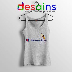 Tank Top Sport Grey We Are The Champion Fredy Mercury Meme