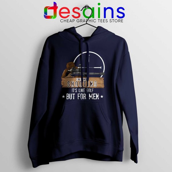 Best Hoodie Long Range Shooter and Sniper Navy Blue