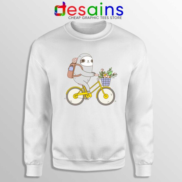Biking Sloth Cheap Sweatshirt Giant Ground Sloth