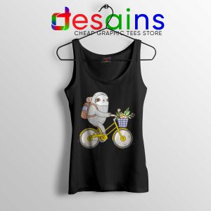 Buy Biking Sloth Cheap Tank Top Black