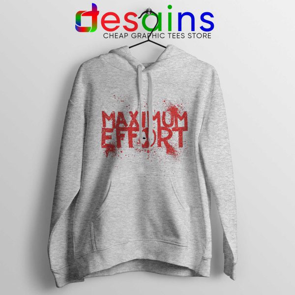 Buy Hoodie Deadpool Maximum Effort Size S-3XL Sport Grey Hoodies