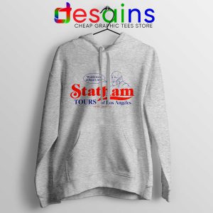 Buy Hoodie Statham Tours Los Angeles Sport Grey Hoodies