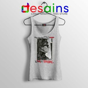 Cheap Tank Top Andy Warhol Celebrity Art Sport Grey Tanks