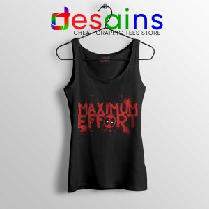 Cheap Tank Top Deadpool Maximum Effort Size S-3XL