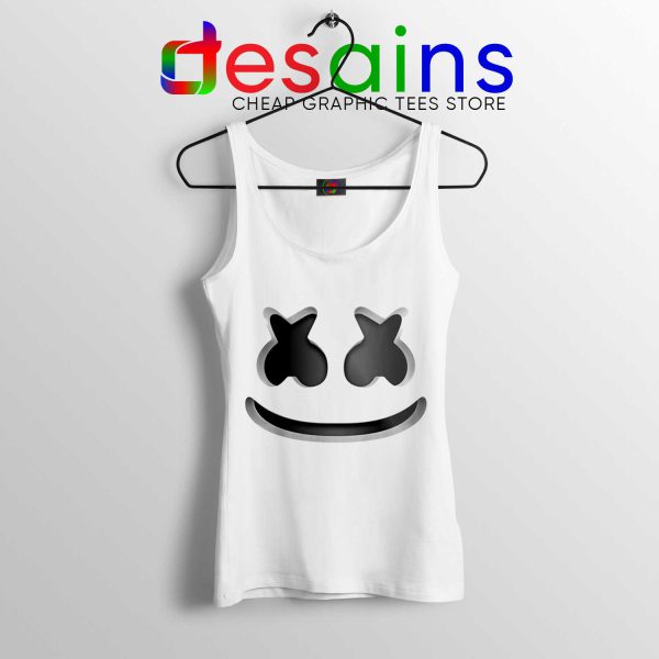 Cheap Tank Top Marshmello Helmet Real Face Costume