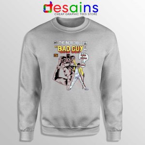 Freddie Mercury Queen Sweatshirt Mr Bad Guy Sport Grey