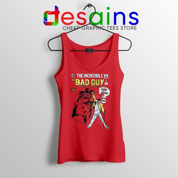 Death Cause Freddie Mercury Queen Tank Top Mr Bad Guy