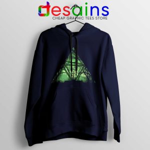 Legend of Zelda Triforce Hoodies Custom Navy Blue