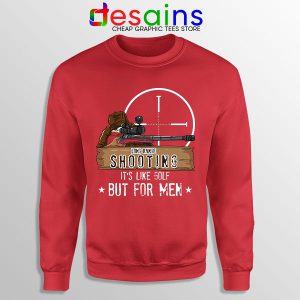 PUBG Sweatshirt Red Long Range Shooter and Sniper Battlegrounds