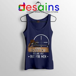 Tank Top Navy Long Range Shooter and Sniper Battlegrounds