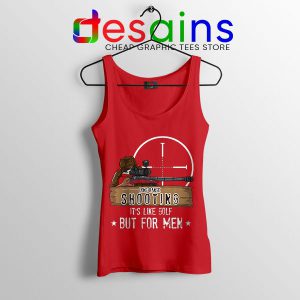 Tank Top Red Long Range Shooter and Sniper Battlegrounds