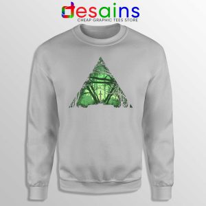 The Triforce Zelda Sweatshirt Crewneck Sport Grey