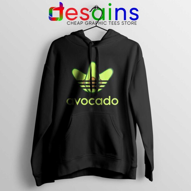 Avocado Three Stripes Cheap Hoodie Funny Adidas Fruit