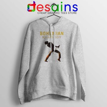 Best Hoodie Bohemian Rhapsody Queen Band Size S-3XL Sport Grey