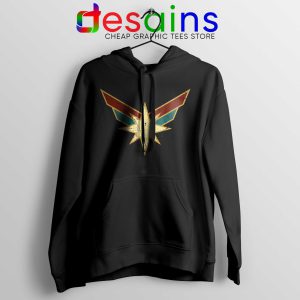 Buy Hoodie Captain Marvel Seal Costume Logo Black Hoodies