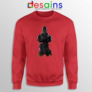 Buy Sweatshirt Black Knight Fortnite Crewneck Fortnite Battle Royale Red