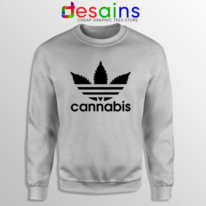 Sweatshirt Cannabis Leaf Adidas Funny Delivery Near Me
