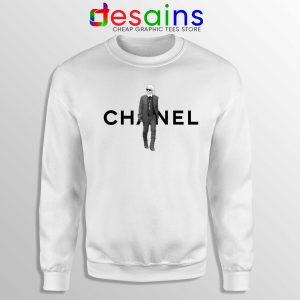 Buy Sweatshirt Karl Lagerfeld Fashion Crewneck White Sweater