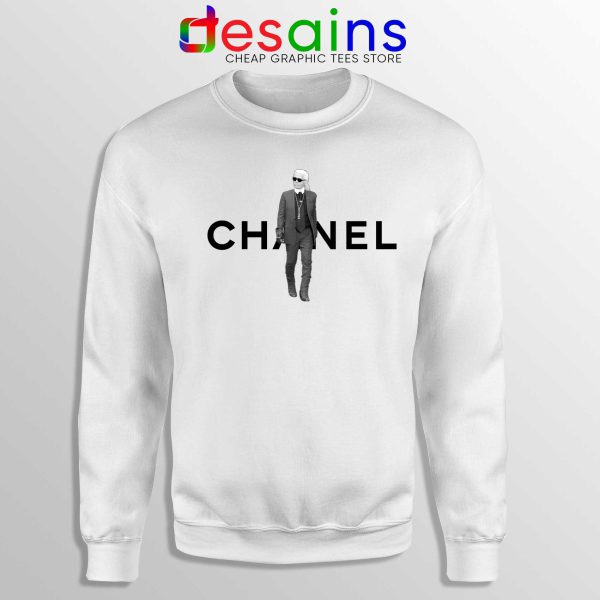 Buy Sweatshirt Karl Lagerfeld Fashion Crewneck White Sweater