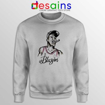 Buy Sweatshirt Michael Air Jordan Blazin Crewneck Sport Grey