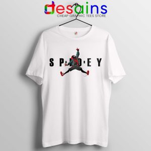 Buy Tee Shirts Air Spider Man Air Spidey Jordan Tshirt White