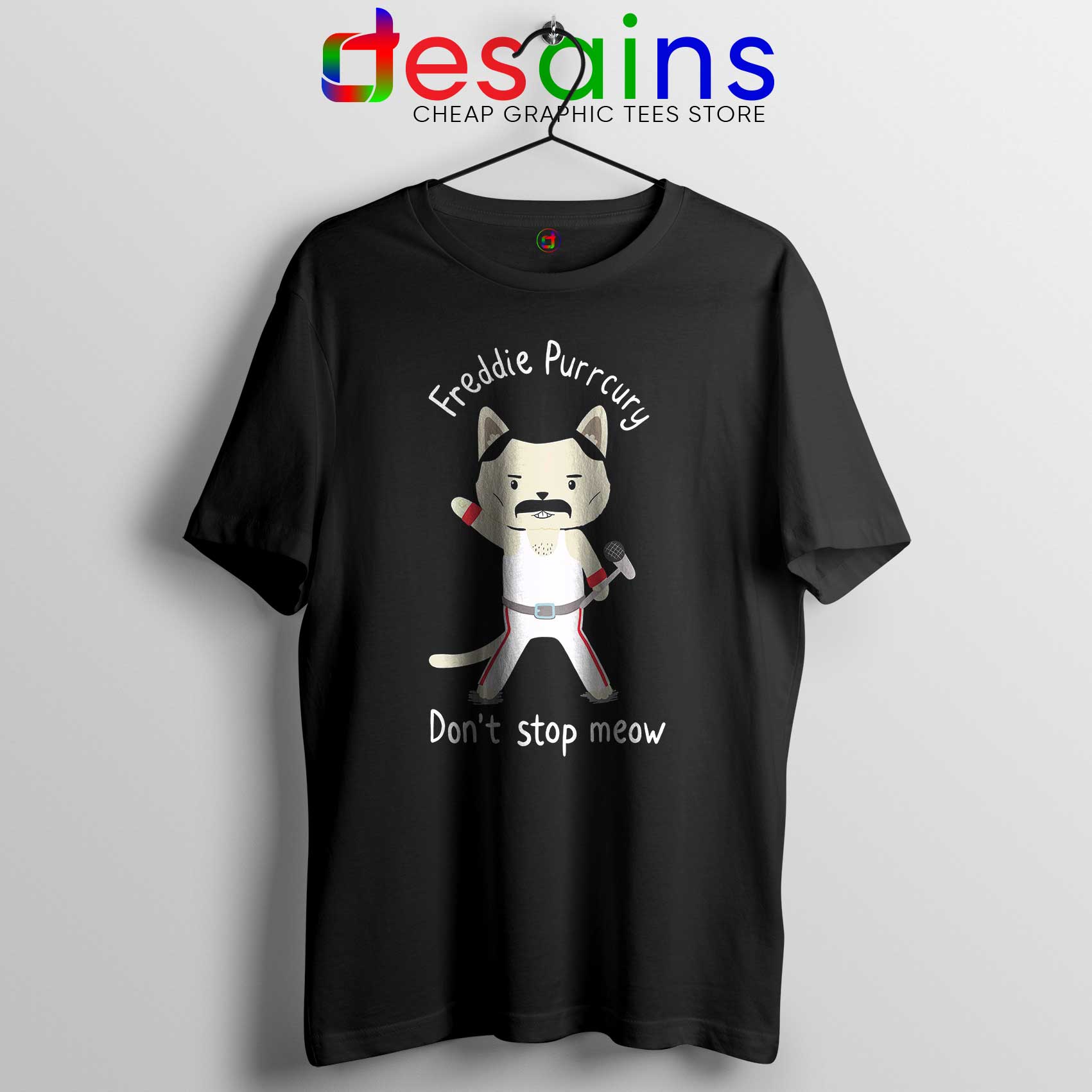 Buy Tee Shirts Cute Freddie Mercury Cat Tshirt Don T Stop Meow - stroke t shirts hoodie tees shirts in 2019 roblox shirt t shirt
