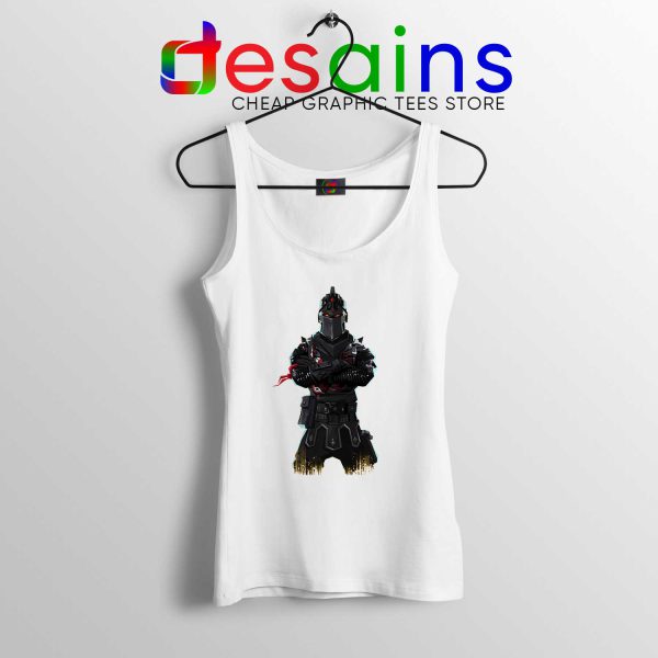 Cheap Tank Top Black Knight Fortnite Battle Royale White