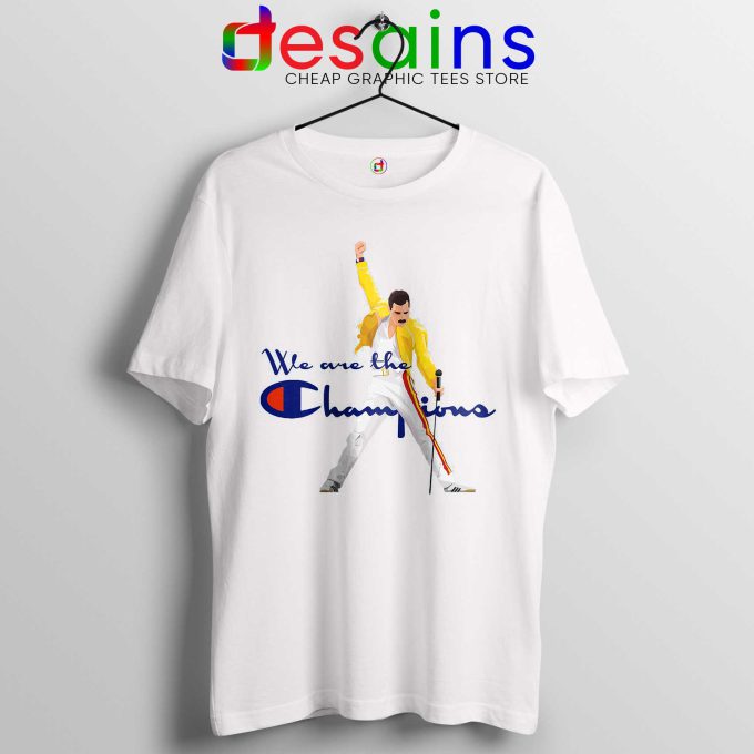 Tee Shirt Freddie Champion Song We are The Champions
