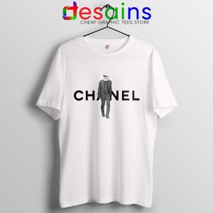 Cheap Tee Shirt Karl Lagerfeld Designer Tshirt White Chanel