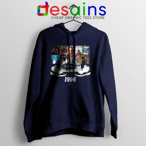 Hoodie Jordans 1996 Hip Hop Cheap Hoodies Navy Blue