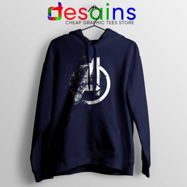 Hoodie Logo Avengers Endgame Distressed The Conqueror