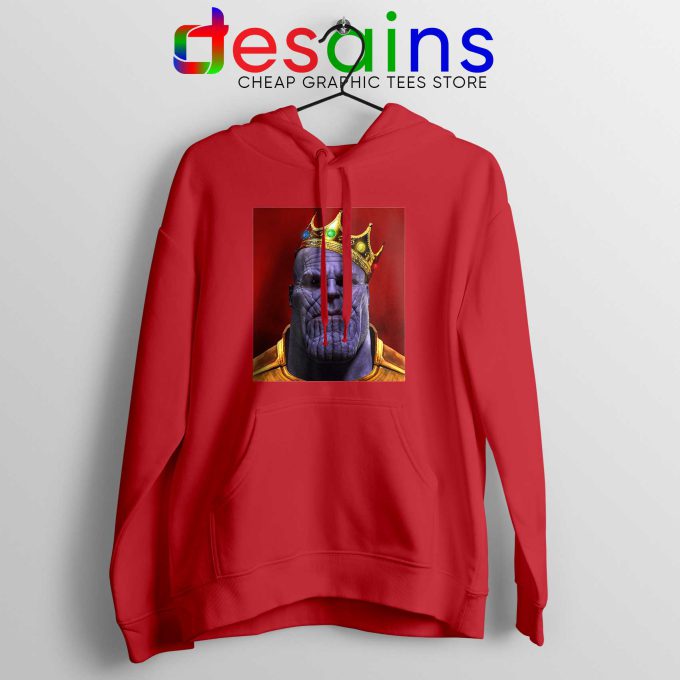Hoodie The Notorious B.I.G. Thanos Avengers Endgame Hoodies Red