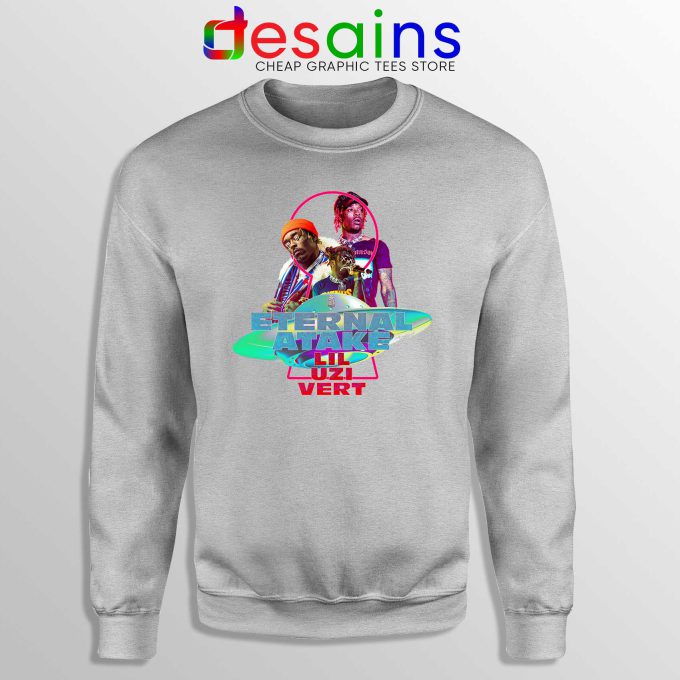Lil Uzi Vert Eternal Atake Sweatshirt American Rapper Crewneck Sport Grey