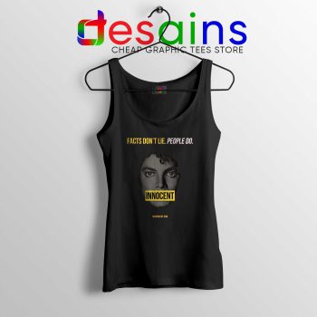 Michael Jackson Innocent Tank Top Facts Don’t Lie People Do Size S-3XL