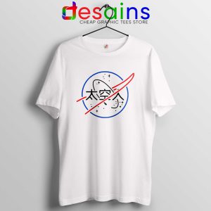 NASA Aesthetic Japanese Tee Shirt Cheap Tshirt White